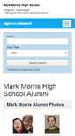 Mobile Screenshot of markmorrishighschool.org